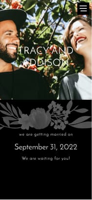 Charcoal Floral Design